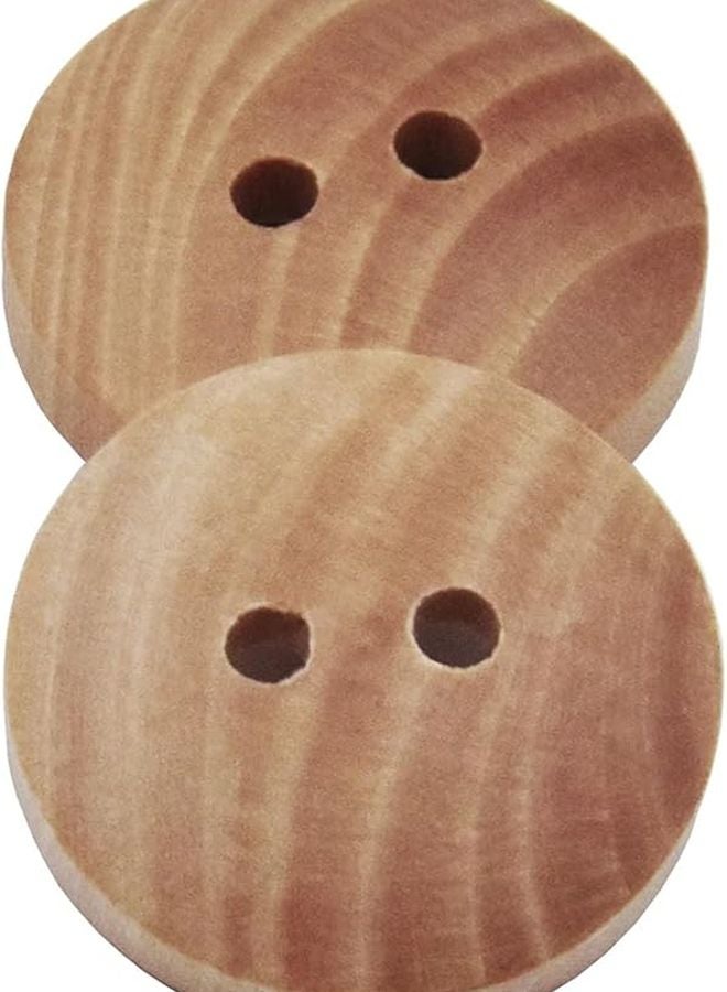 أزرار خياطة بتصميم حبيبات الخشب 150 قطعة قطر 10 مم للحرف القمصان الملابس الزخارف - Image 4